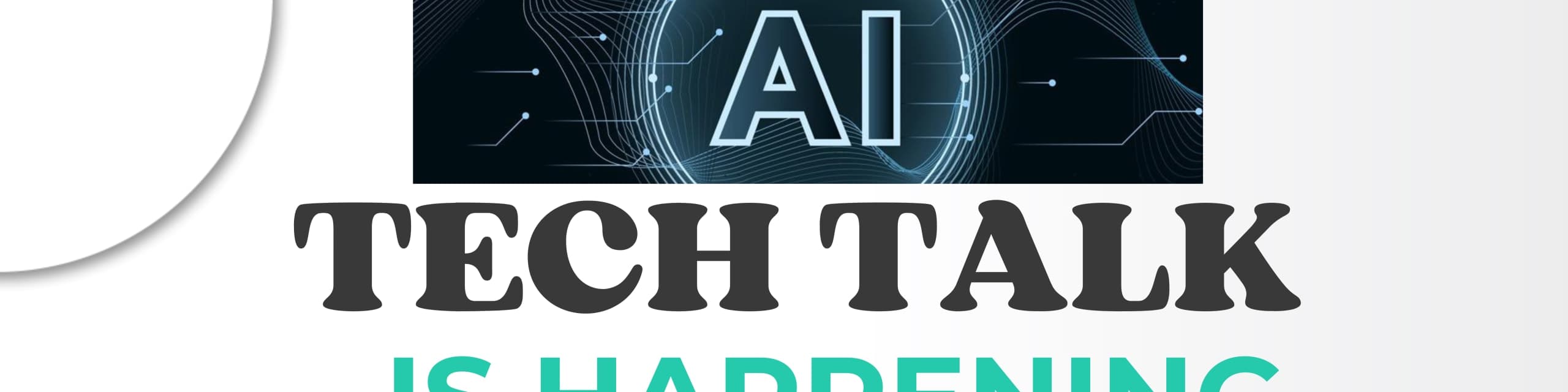 AI Tech Talk official event banner