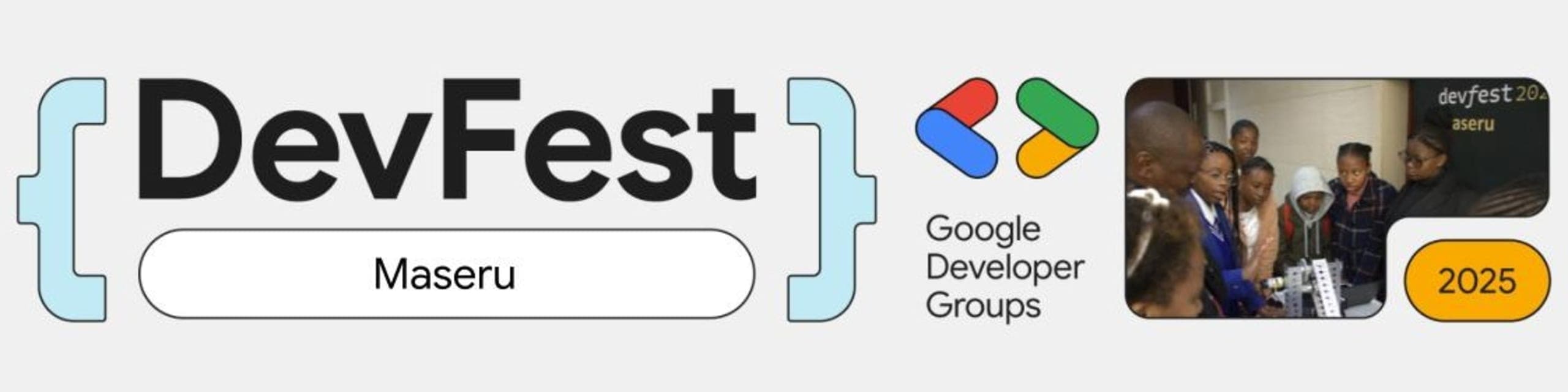 DevFest Maseru 2025 official event banner